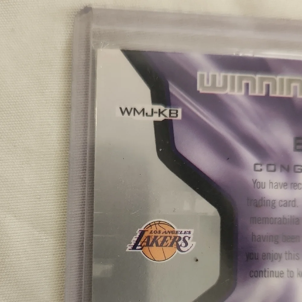 07-08 Upper Deck SPx Kobe Bryant Game Worn Jersey Card